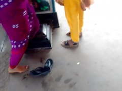 Tamil(vilupuram) girl in transparent chudi pant(all visible)